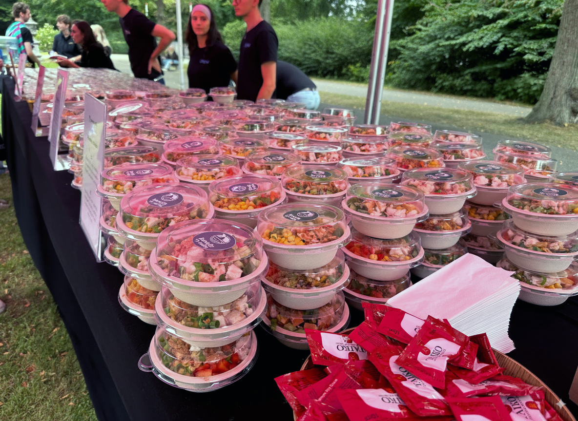 Catering op locatie — bowls